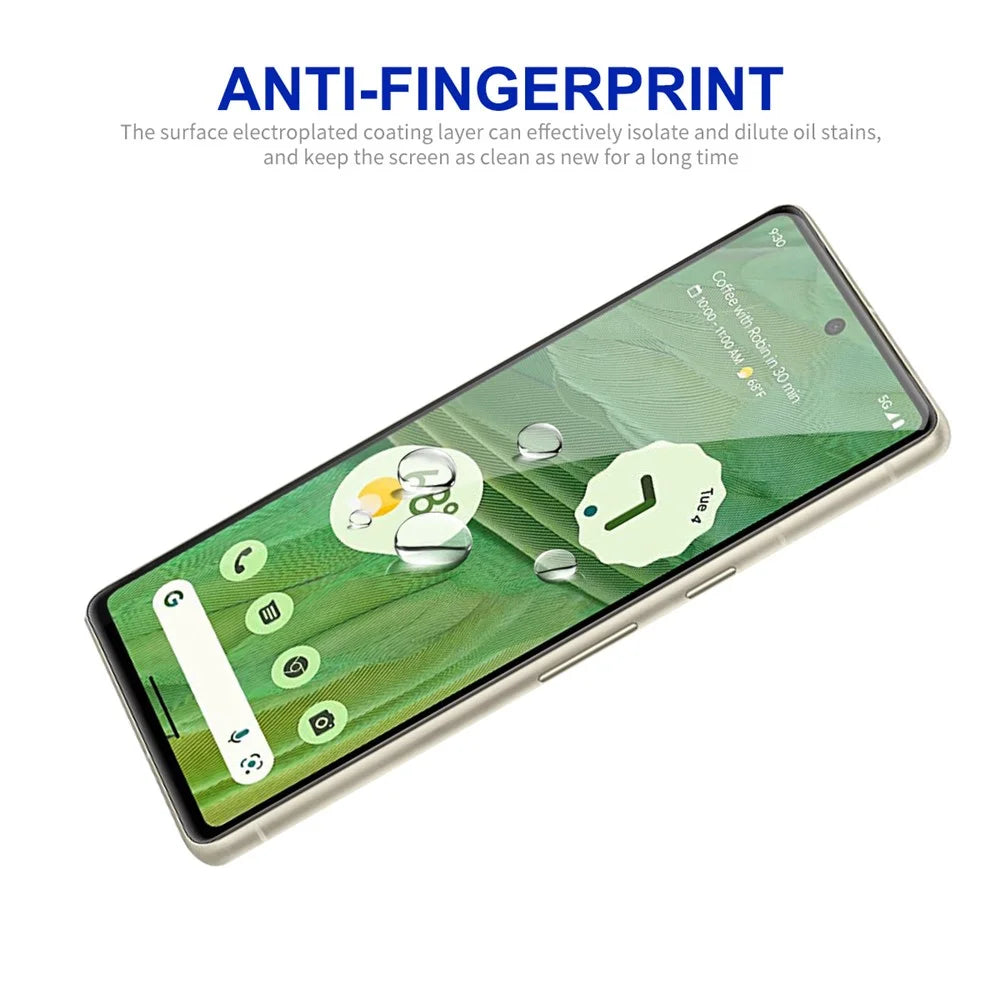 ENKAY HAT PRINCE 2PCS for Google Pixel 7a Anti-Dust Silk Printing 9H 2.5D 0.26mm Screen Film High Aluminium-silicon Glass Protector - 5