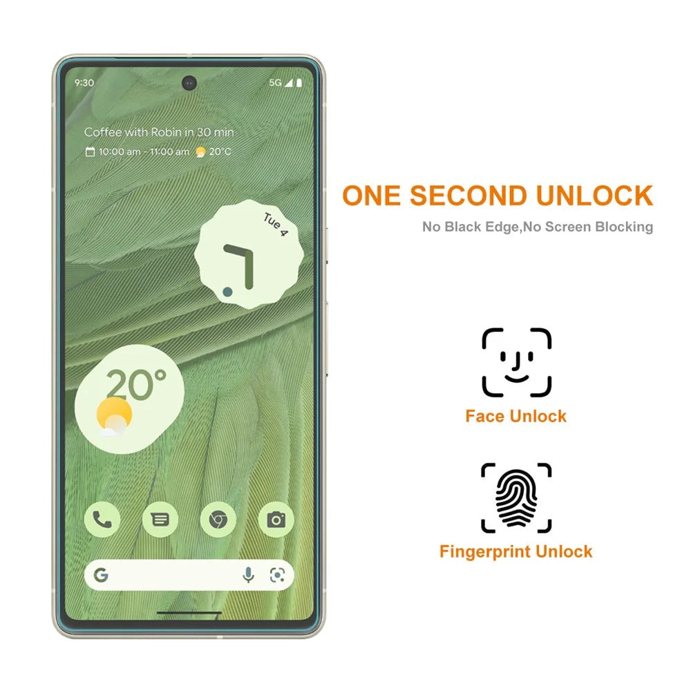 ENKAY HAT PRINCE Phone Screen Protector for Google Pixel 7a 9H 2.5D Arc Edge 0.26mm High Aluminium-silicon Glass Film - 3