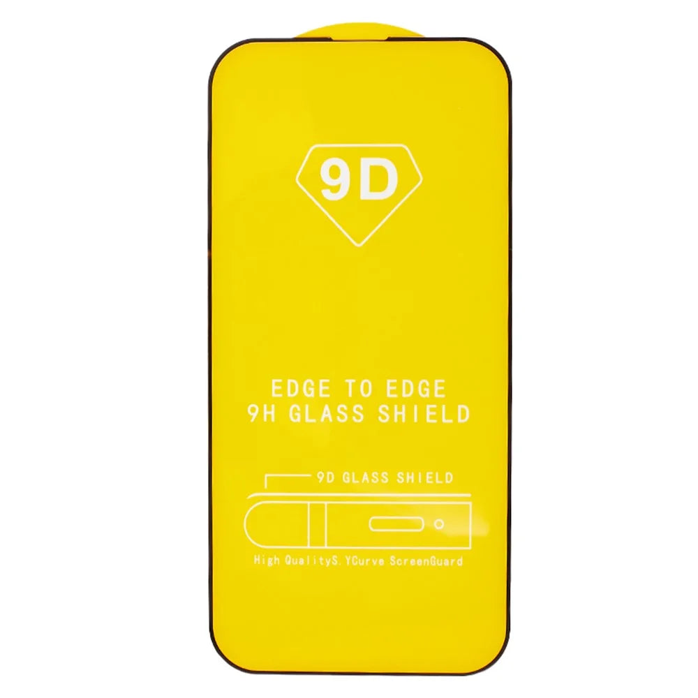 For iPhone 15 Tempered Glass Film Clear Side Glue 9D Anti Scratch Full Screen Protector - 2