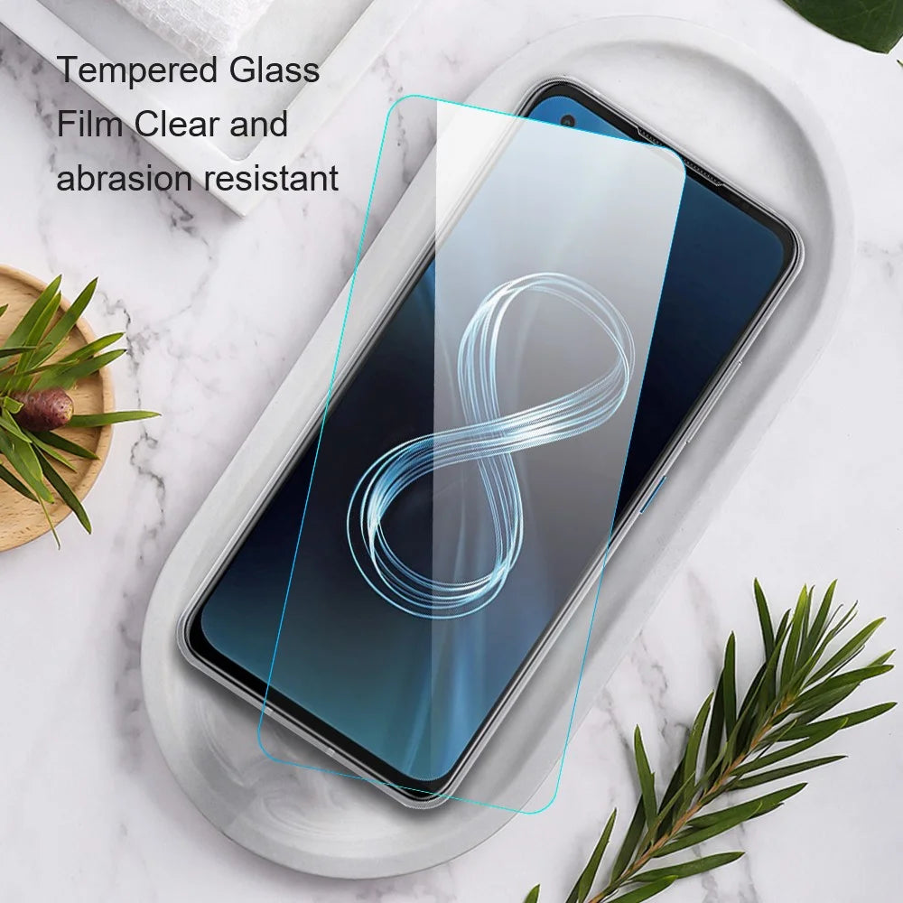 AMORUS For Asus ROG Phone 7 5G Clear Screen Protector 2.5D Arc Edge High Aluminum-silicon Glass Film - 4