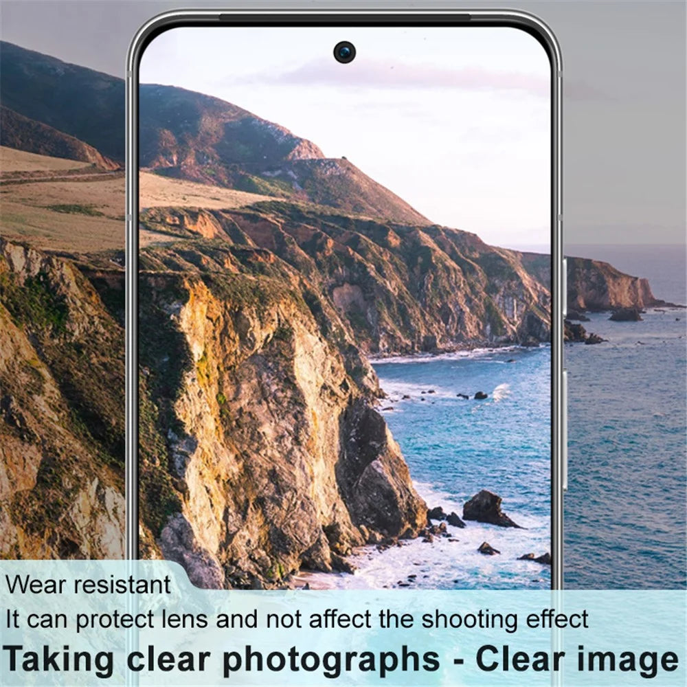 IMAK Phone Rear Lens Film for Google Pixel 8 , HD Clear Tempered Glass Camera Lens Protector (Black Version) - 6