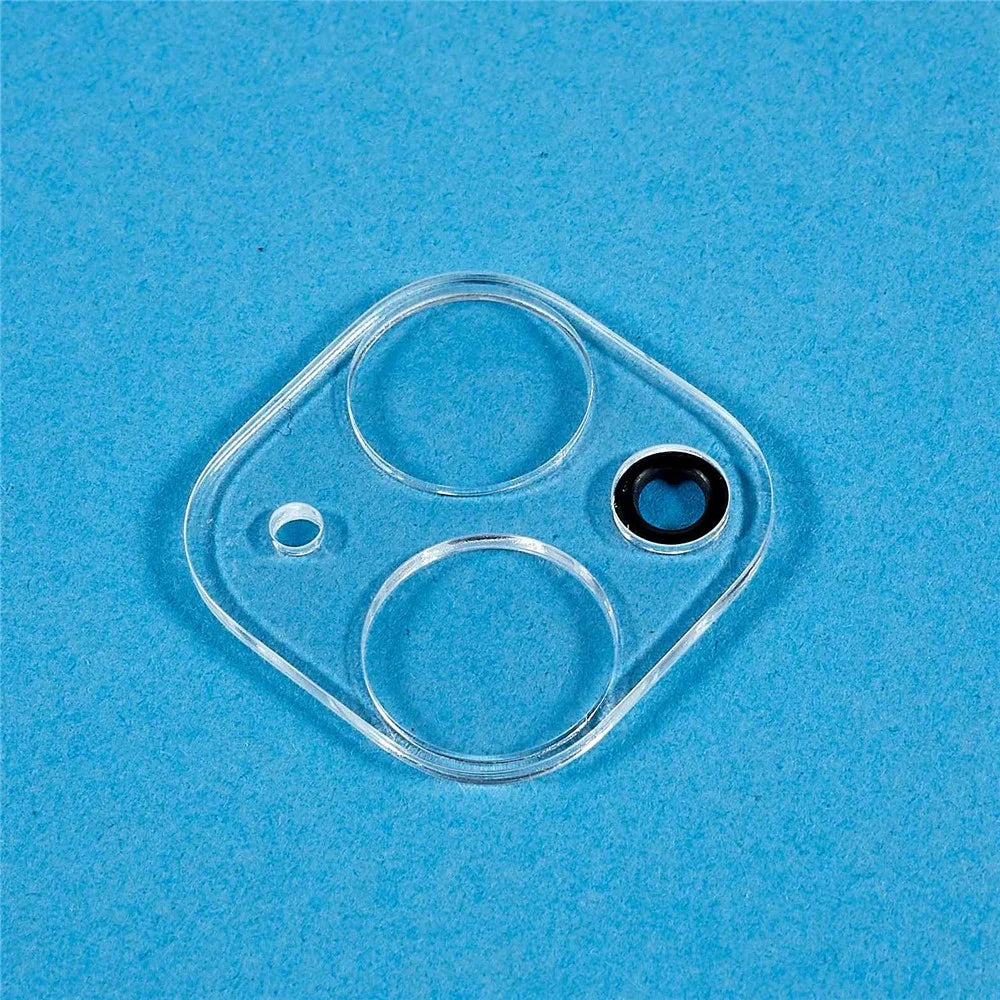 For iPhone 15 / 15 Plus Tempered Glass Lens Film Anti-explosion Silk Printing Camera Lens Protector with Bottom Plate - 3