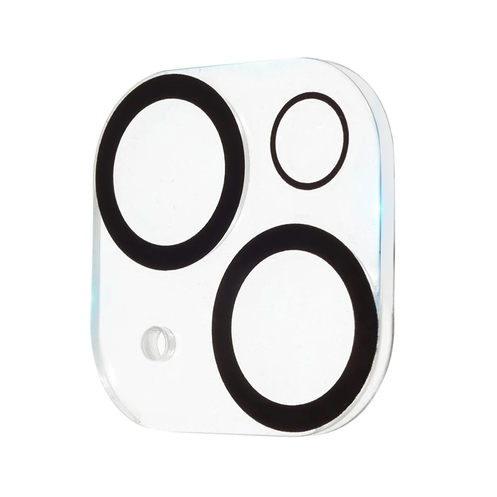 Tempered Glass Camera Lens Protector for iPhone 15 / 15 Plus Anti-scratch HD Clear Phone Lens Film - Black - 2