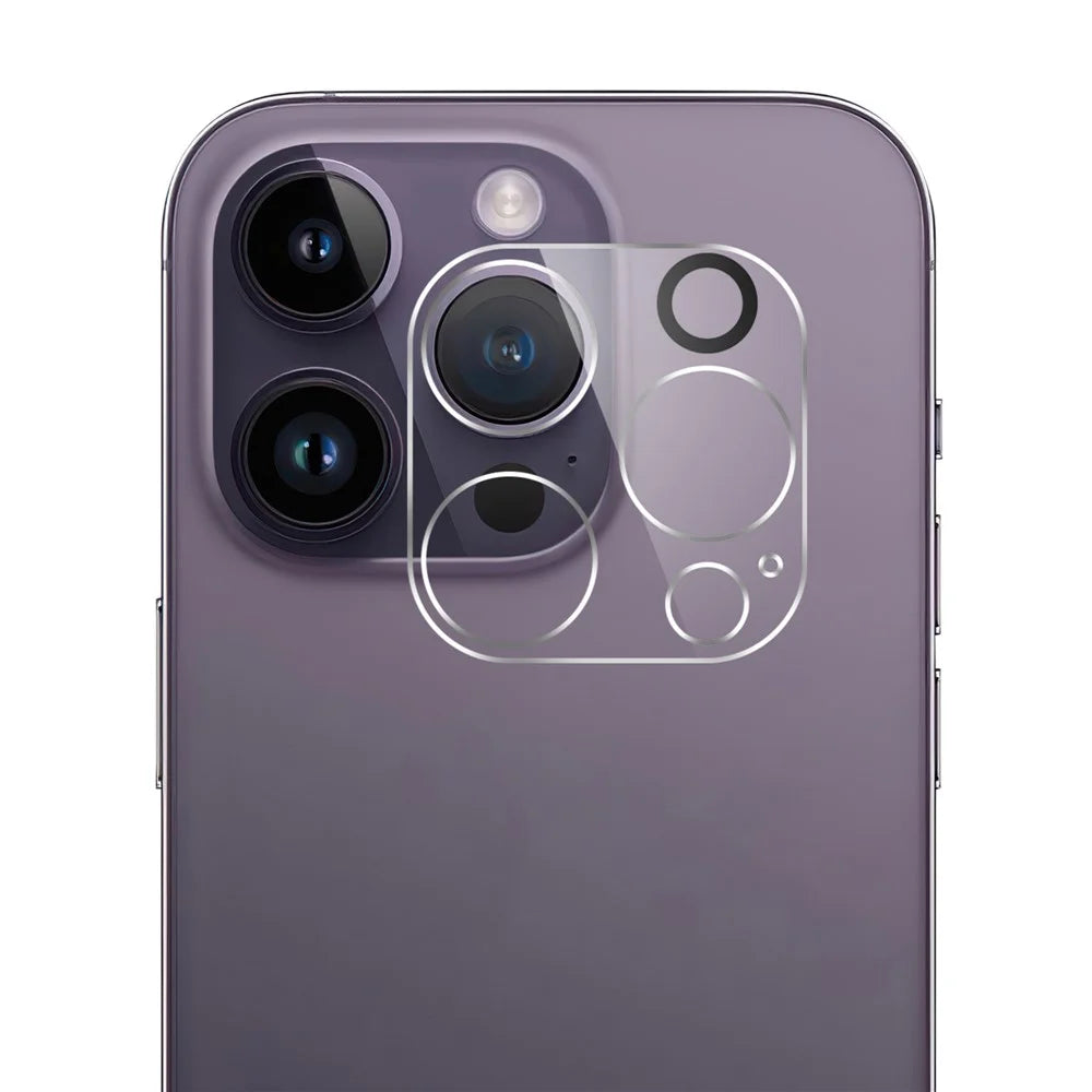 HD Clear Camera Lens Protector for iPhone 15 Pro / 15 Pro Max , Anti-explosion Tempered Glass Phone Rear Lens Film - 1