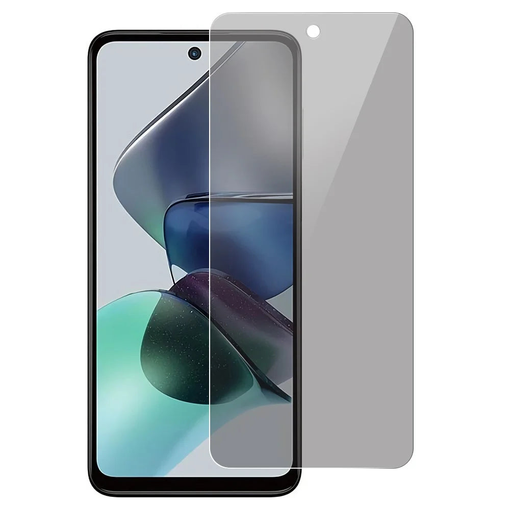 For Motorola Moto G23 4G 0.3mm Arc Edge Anti-spy Full Covering Screen Protector Tempered Glass Screen Film - 1
