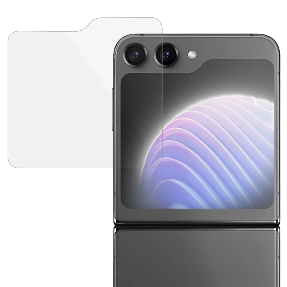 For Samsung Galaxy Z Flip5 5G Rear Small Screen Protector 0.3mm Arc Edge HD Clear Tempered Glass Film - 1