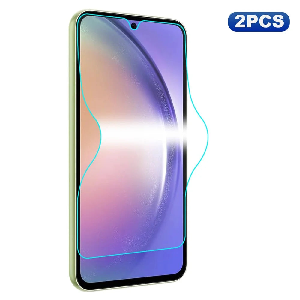 ENKAY HAT PRINCE 2PCS For Samsung Galaxy A54 5G HD Clear TPE+PET+TPU Hydrogel Film Full Screen Protector (Full Glue) - 1