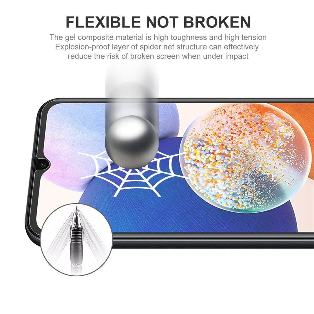 ENKAY HAT PRINCE Full Screen Cover For Samsung Galaxy A14 5G / M14 5G / A14 4G Full Glue TPE+PET+TPU Hydrogel Protector - 5