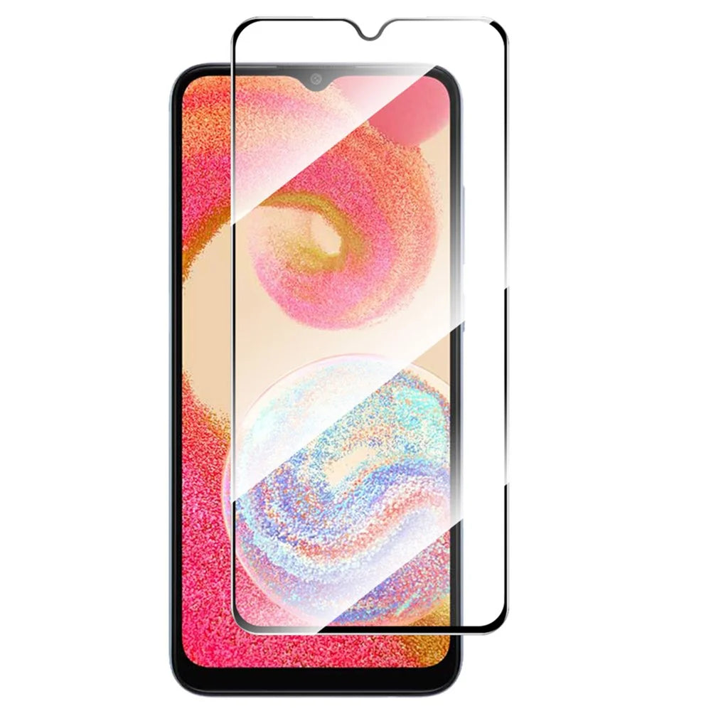 ENKAY HAT PRINCE For Samsung Galaxy A04e 4G / F04 4G / M04 4G 9H Screen Protector Silk Printing 2.5D High Aluminium-silicon Glass Film - 1