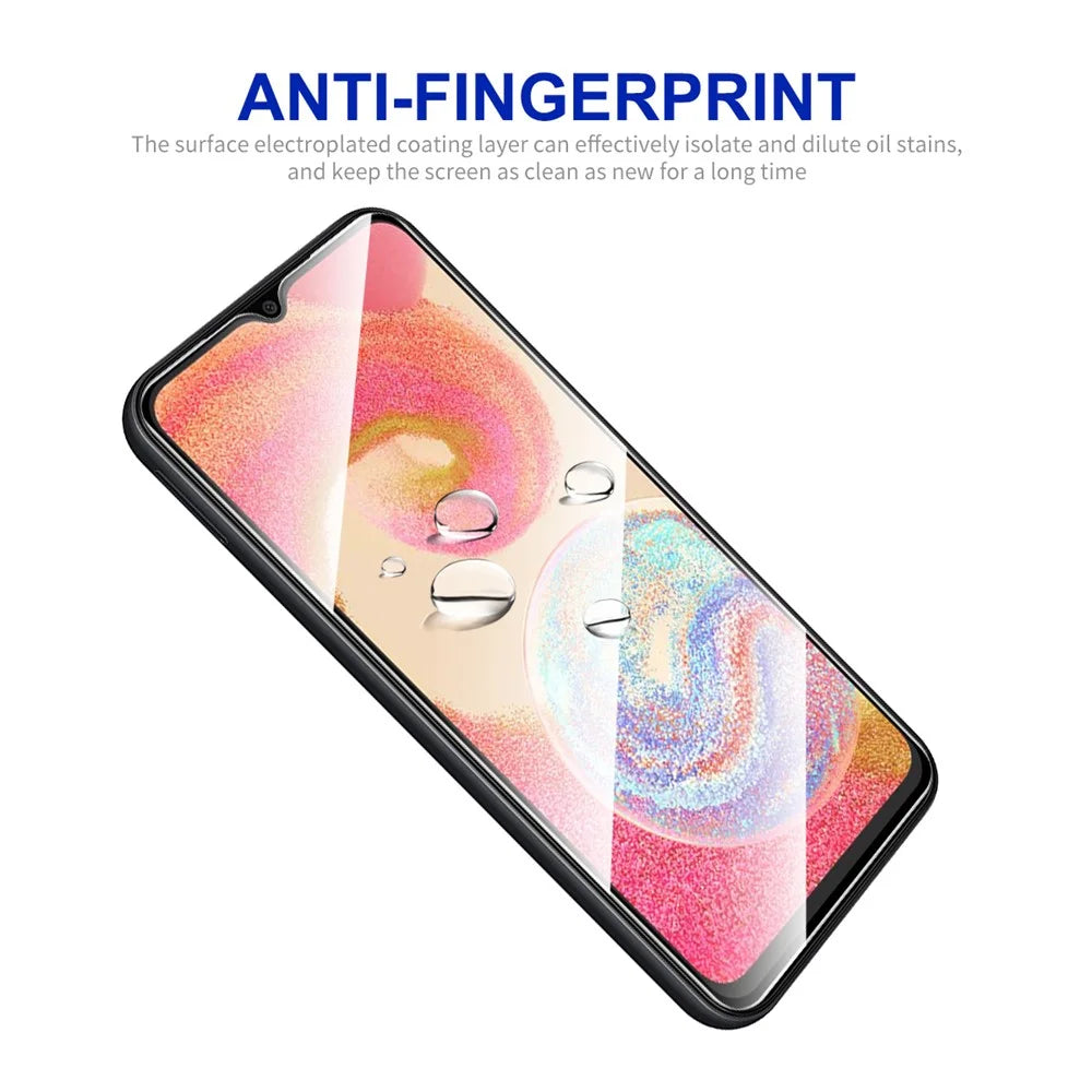 ENKAY HAT PRINCE For Samsung Galaxy A04e 4G / F04 4G / M04 4G 9H Screen Protector Silk Printing 2.5D High Aluminium-silicon Glass Film - 5