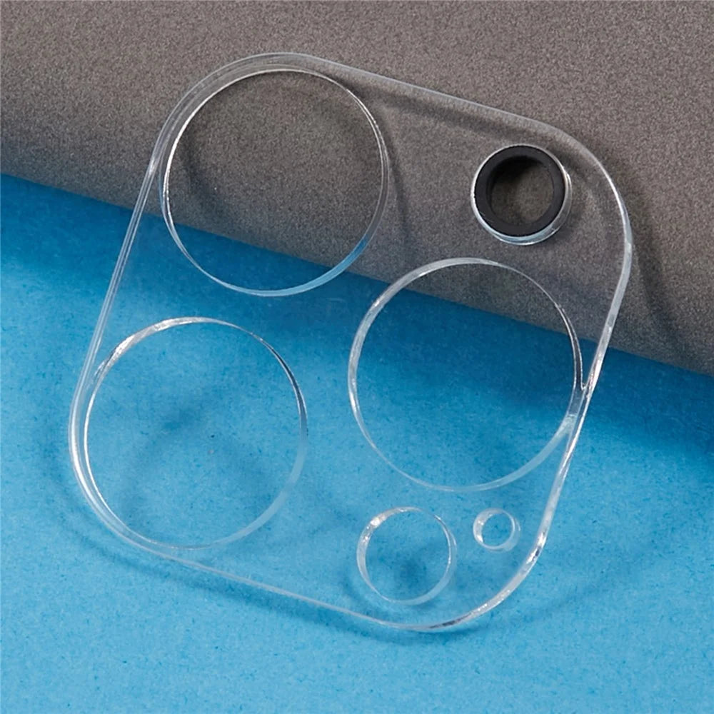 Camera Lens Film for iPhone 15 Pro / 15 Pro Max, 9H Tempered Glass HD Clear Rear Back Camera Protector - 4