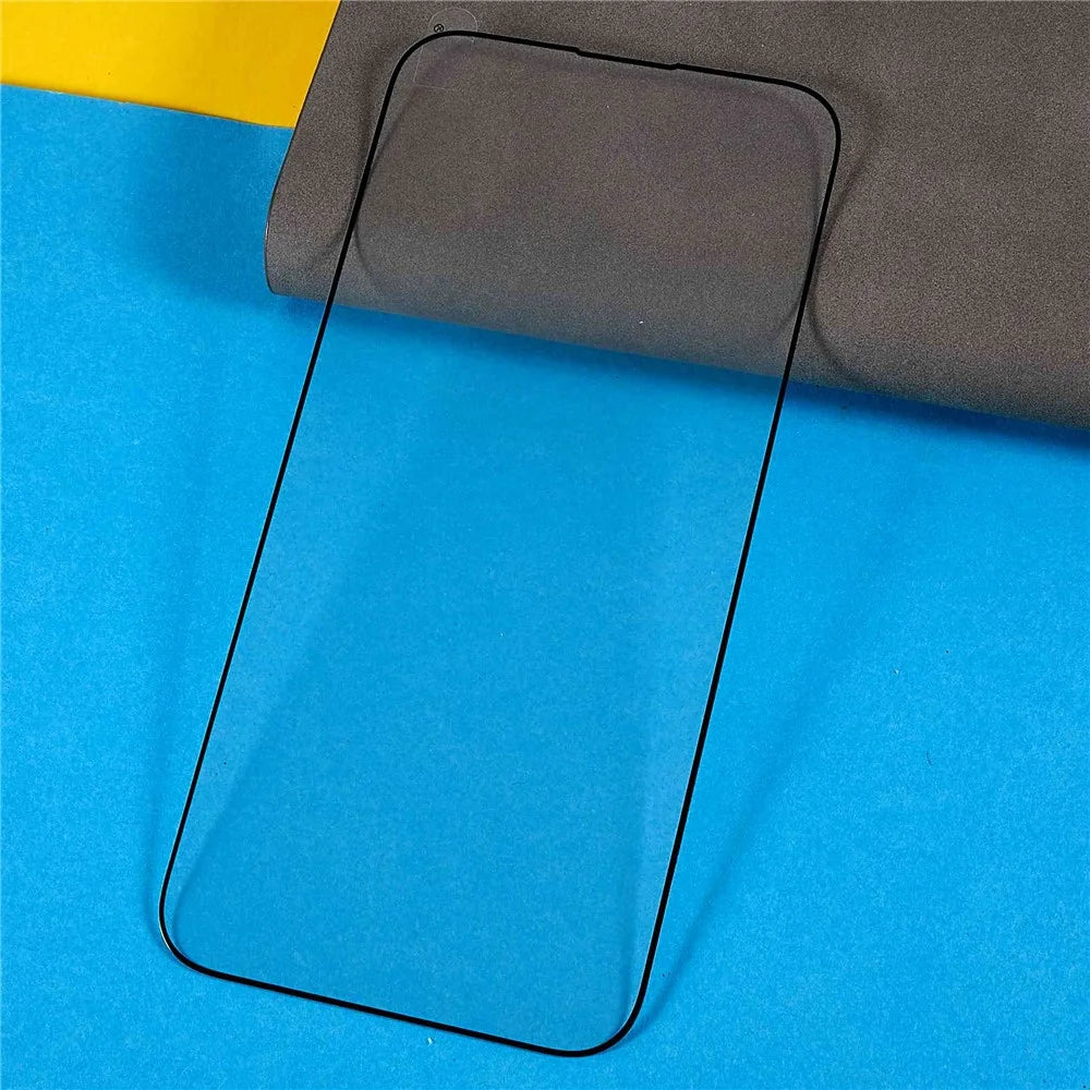 Full Glue Full Screen Protector for iPhone 16 Plus / 15 Plus Silk Printing Tempered Glass Film Secondary Hardening - 2