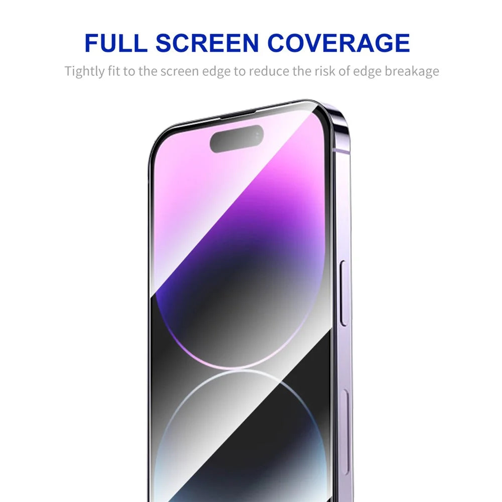 ENKAY HAT PRINCE 5Pcs For iPhone 15 Pro Silk Printing Ultra Clear Film 2.5D 0.26mm High Aluminium-silicon Glass Screen Protector - 2