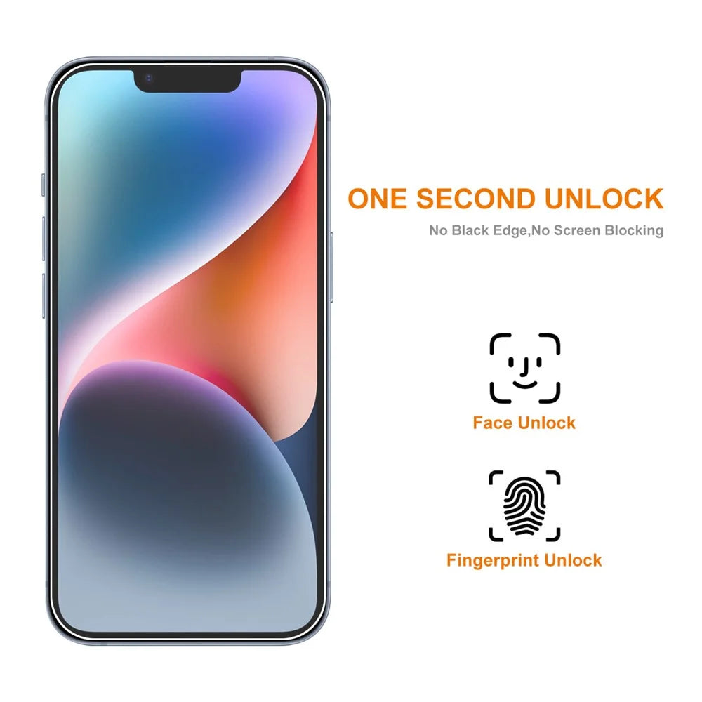 ENKAY HAT PRINCE Protective Film for iPhone 15 Plus , 9H 2.5D 0.26mm High Aluminium-silicon Glass Screen Protector - 2