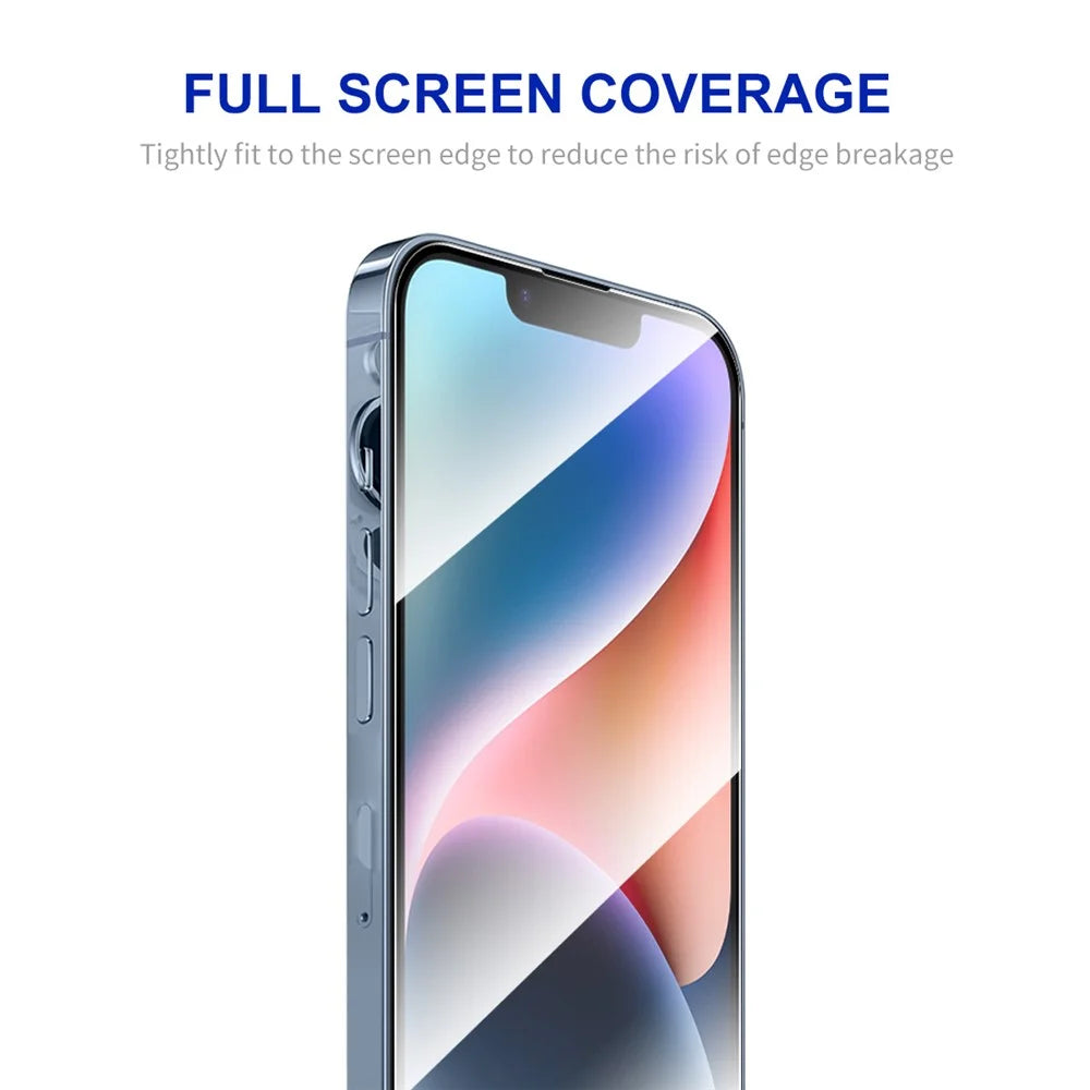 ENKAY HAT PRINCE 5Pcs Ultra Clear Film for iPhone 15 Plus Silk Printing 2.5D 0.26mm High Aluminium-silicon Glass Screen Protector - 2