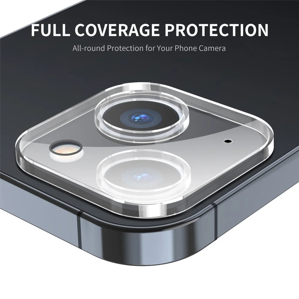 ENKAY HAT PRINCE 2Pcs For iPhone 15 / 15 Plus Back Camera Lens Film Full Cover Tempered Glass HD Lens Protector - 2