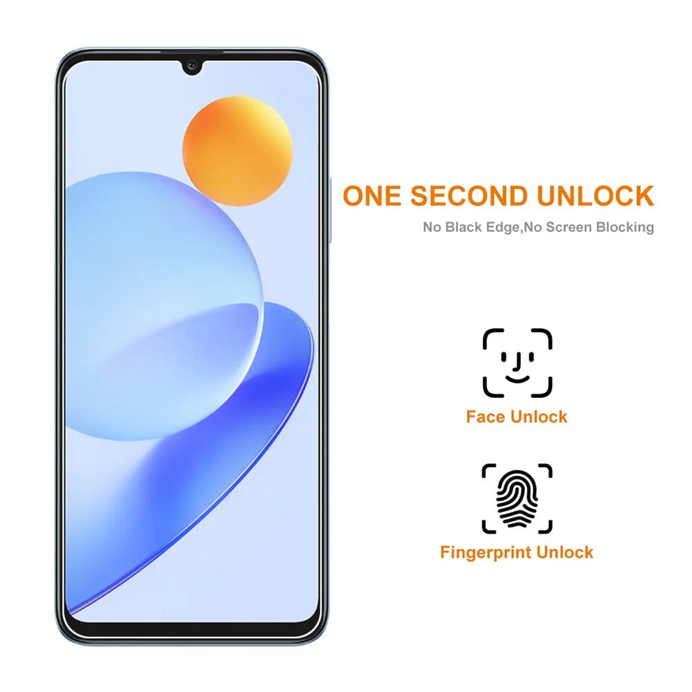 ENKAY HAT PRINCE 2Pcs High Aluminium-silicon Glass Film for Honor Play7T 5G / Play6T 0.26mm 9H 2.5D Screen Protector - 3
