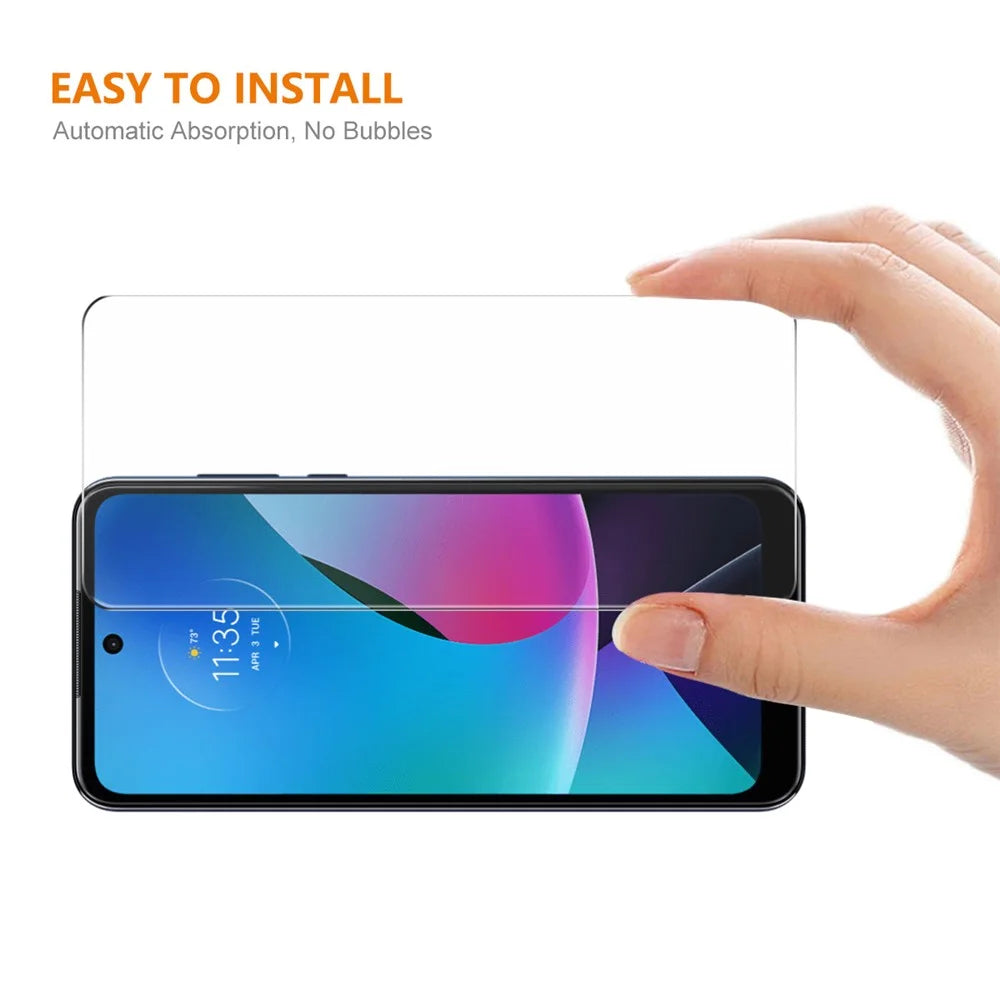 ENKAY HAT PRINCE For Motorola Moto G Play (2023) 4G Screen Protector 0.26mm 9H High Aluminium-silicon Glass 2.5D Arc Edge Film - 3