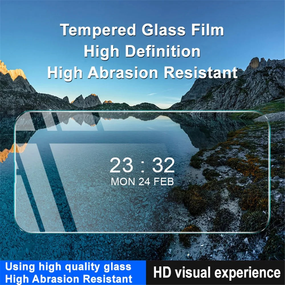 IMAK H Series For iPhone 15 Pro Phone Screen Protector Ultra Clear Anti-scratch Tempered Glass Film - 4