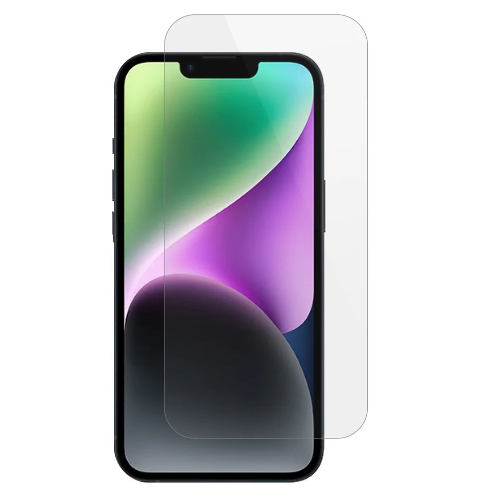 For iPhone 15 0.25 Arc Edge Tempered Glass Film Thick Glue HD Bubble-Free Screen Protector - 1
