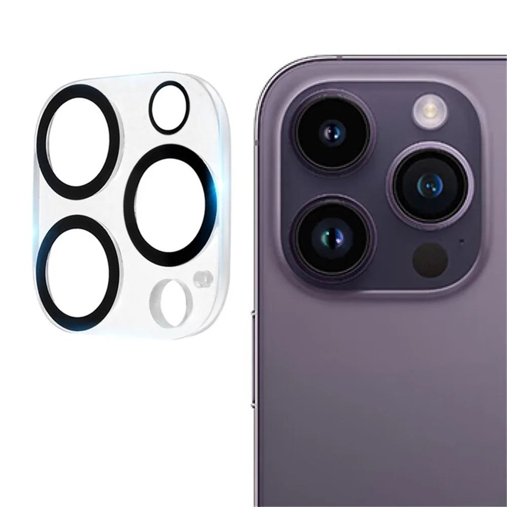 For iPhone 15 Pro / 15 Pro Max Anti-scratch Tempered Glass Lens Protector Anti-exposure One-piece Camera Guard - 1