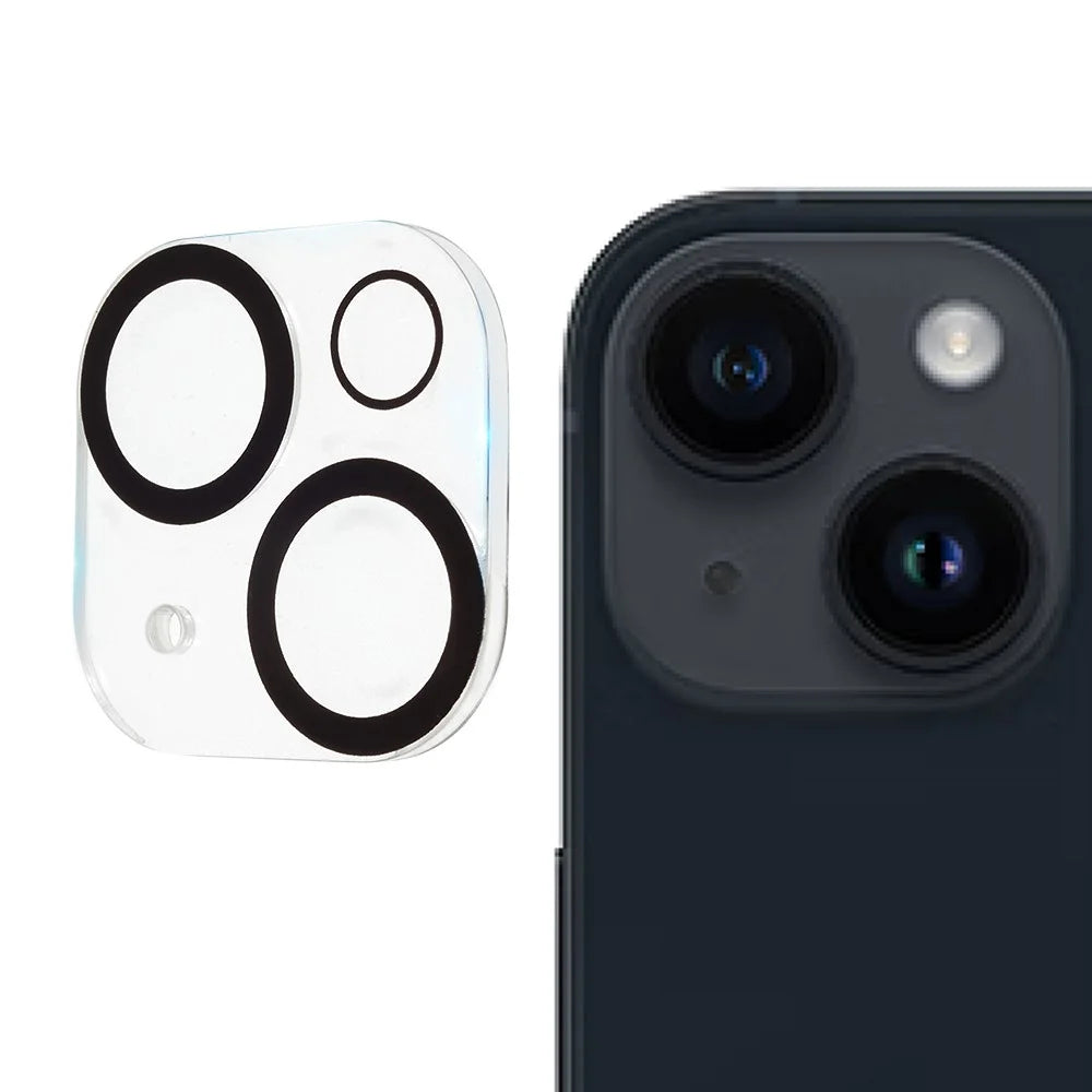 For iPhone 15 / 15 Plus Anti-exposure Tempered Glass Lens Protector Anti-scratch One-piece Lens Film - 1