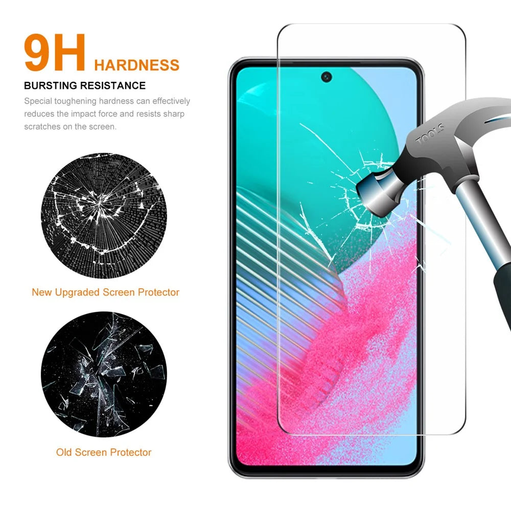 ENKAY HAT PRINCE 2Pcs for Samsung Galaxy M54 5G / F54 5G Phone Screen Protector High Aluminium-silicon Glass 0.26mm 9H 2.5D Film - 4