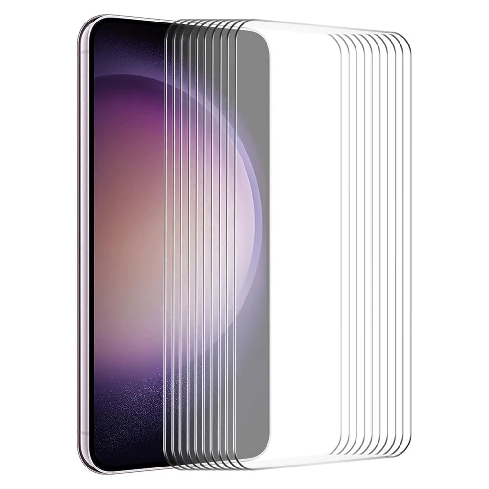 ENKAY HAT PRINCE 10Pcs for Samsung Galaxy S23 FE Screen Protector 0.26mm 9H 2.5D High Aluminium-silicon Glass Film - 1