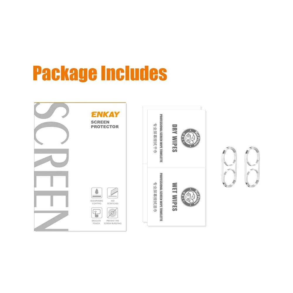 ENKAY HAT PRINCE 2Pcs for Nothing Phone (2) Rear Lens Protector Tempered Glass Integrated Camera Lens Film - Transparent - 7