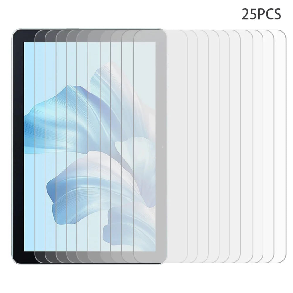 100Pcs For Blackview Oscal Pad 10 / 60 / 70 Tablet Screen Protector Clear Smooth Tempered Glass Screen Film (No Package, with Wipes Set, Dust-absorber, Guide Sticker) - 1