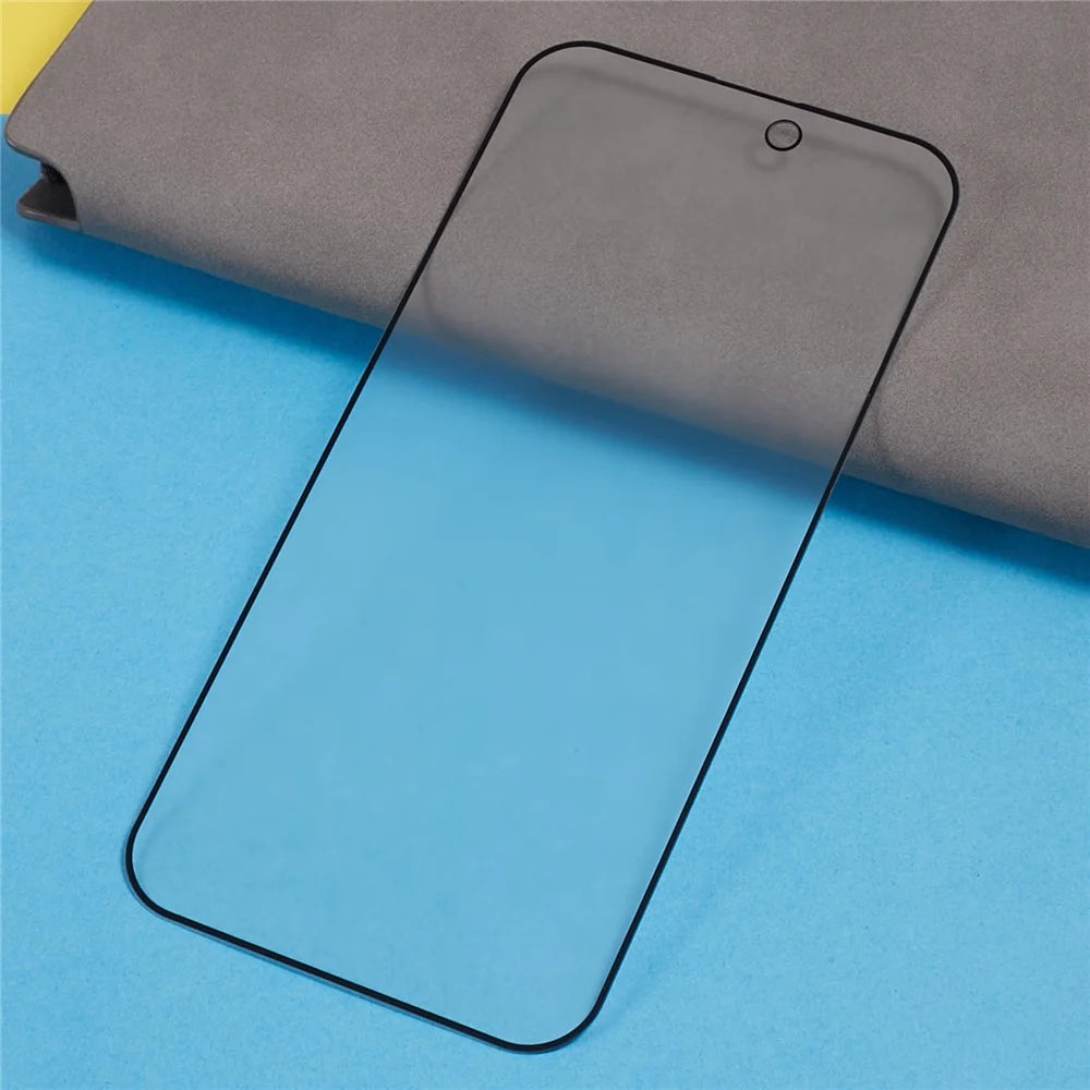 For iPhone 15 Screen Protector Full Cover AG Matte Anti-fingerprint Tempered Glass Film - 4