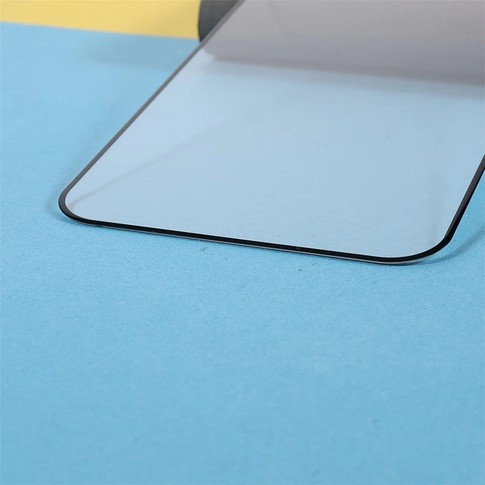 Silk Printing Screen Protector for iPhone 15 Pro , Full Glue High Aluminum-silicon Glass Full Cover Phone Screen Film - 5