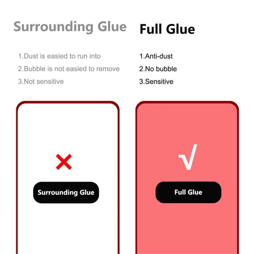 For Nothing Phone (2) HD Clarity Silk Printing Tempered Glass Full Glue Phone Full Screen Protector - 5