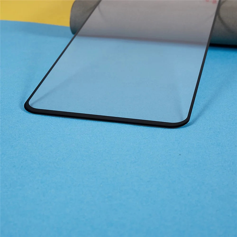 For Oppo A58 5G Silk Printing Tempered Glass Full Glue Anti-explosion Full Screen Protector - 5