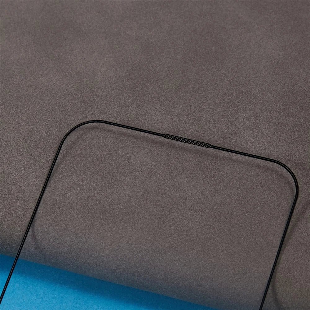 For iPhone 15 Anti-static Screen Protector Anti-dust Full Cover Full Glue Tempered Glass Film - 4