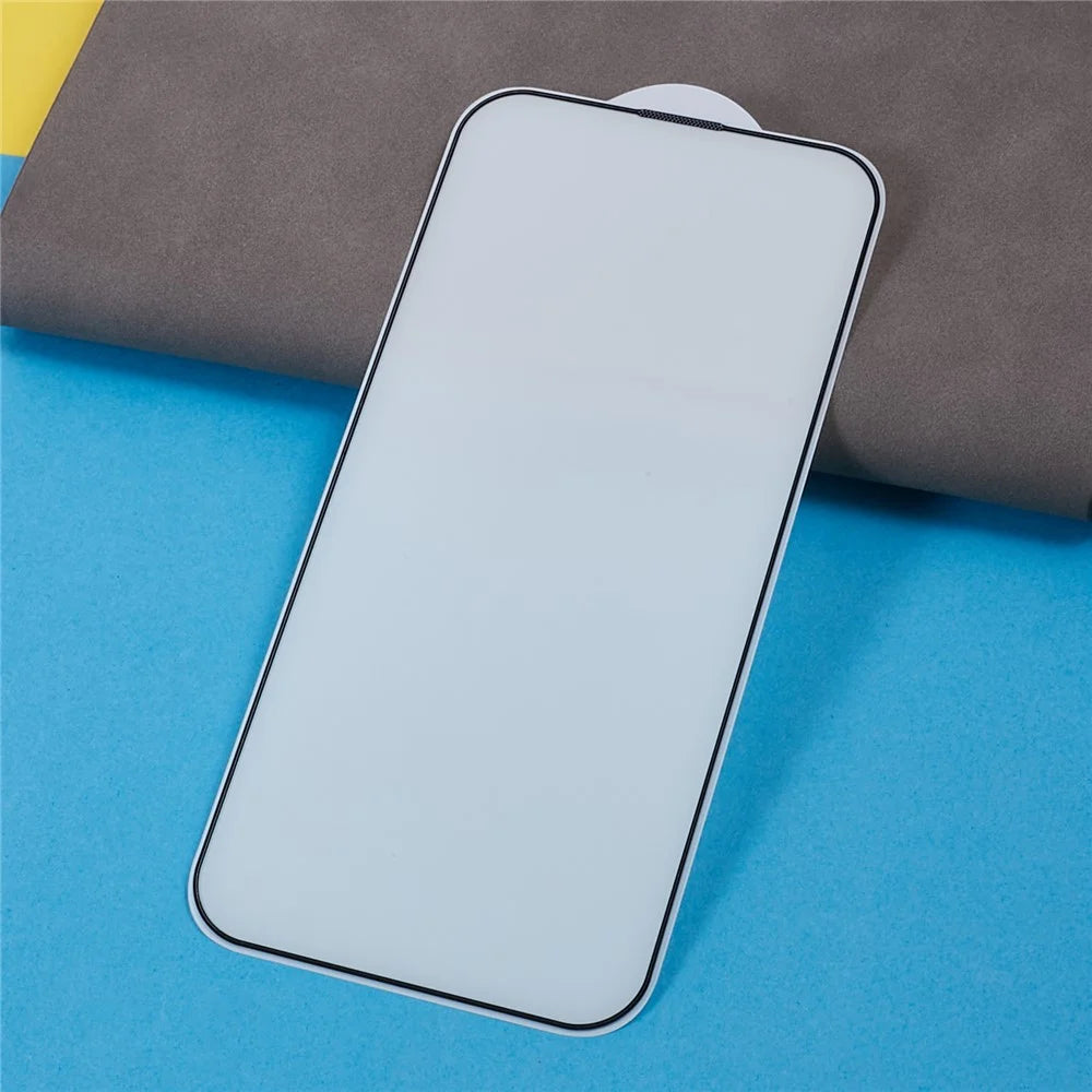 For iPhone 15 Pro Max Anti-static Screen Protector Ultra Clear Full Cover Full Glue Tempered Glass Film - 3