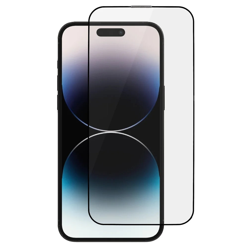 For iPhone 15 Plus Anti-static Screen Protector High Hardness Full Glue Tempered Glass Full Cover Film - 1