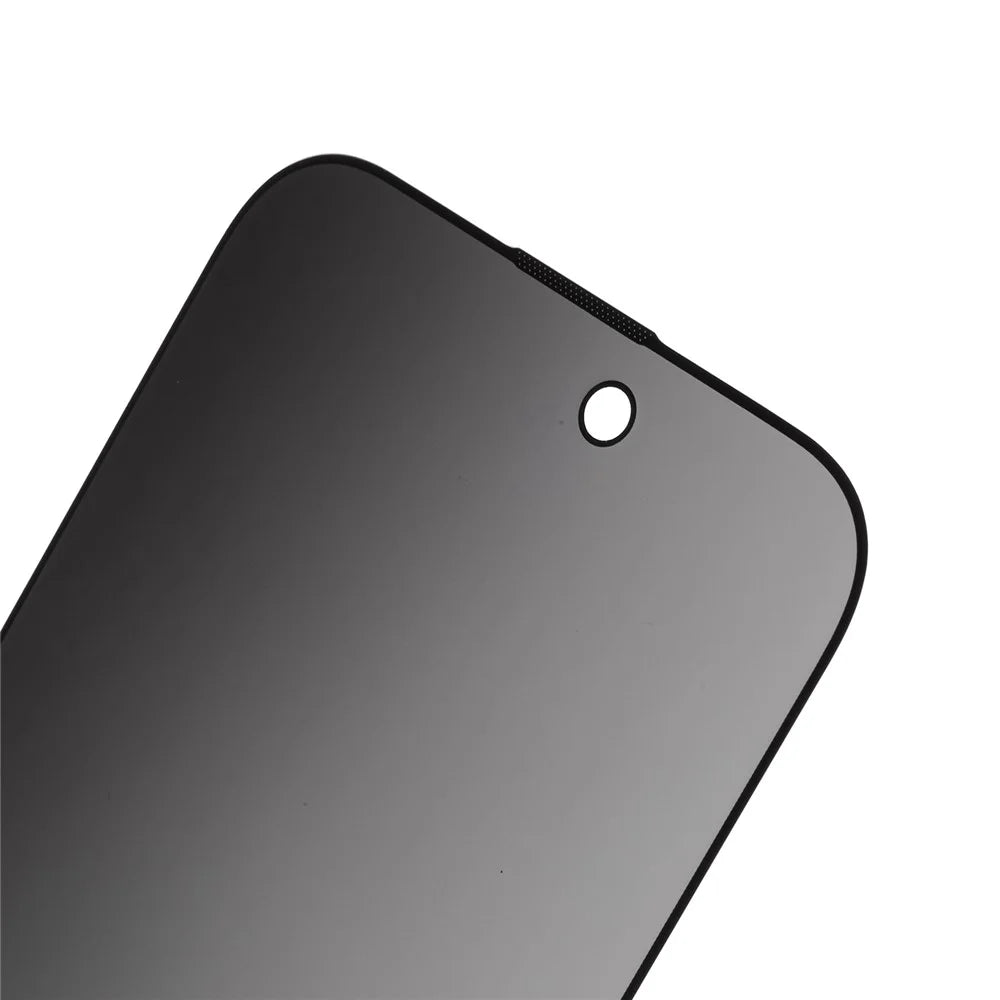 For iPhone 15 Plus Silk Printing 180 Degree Anti-Spy Tempered Glass Full Screen Protector Film - 7