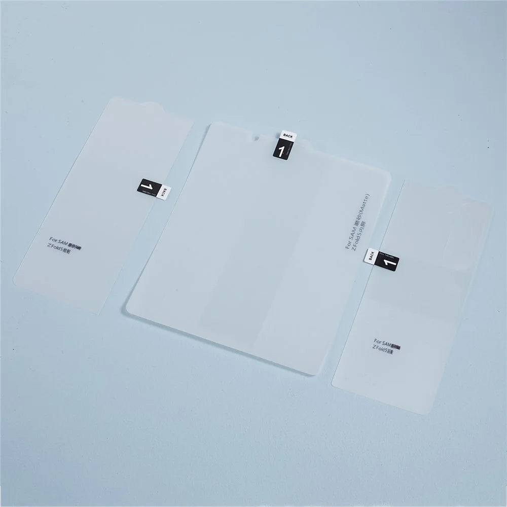 1 Set TPU+PET Hydrogel Film for Samsung Galaxy Z Fold5 5G , Full Cover Inside + Front + Back + Side Matte Protector - 6
