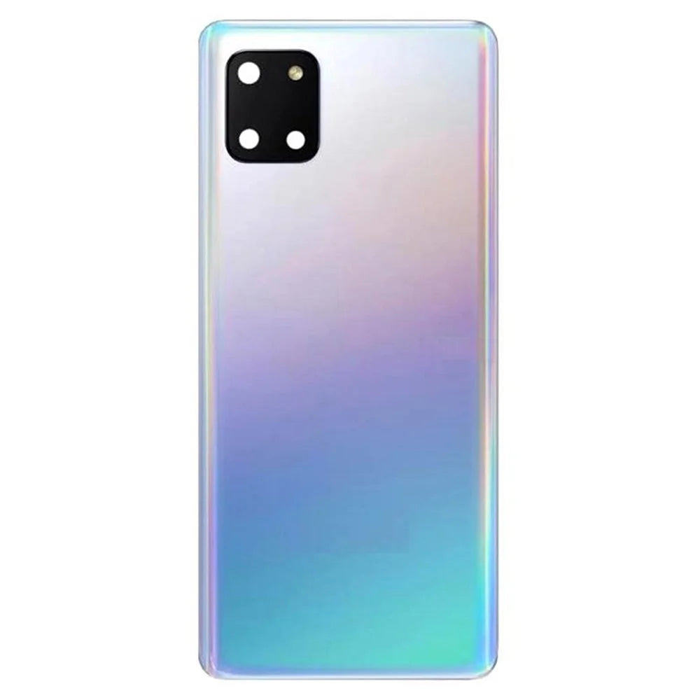 For Samsung Galaxy Note10 Lite 4G N770 Battery Housing with Adhesive Sticker + Camera Lens Cover - Silver - 2