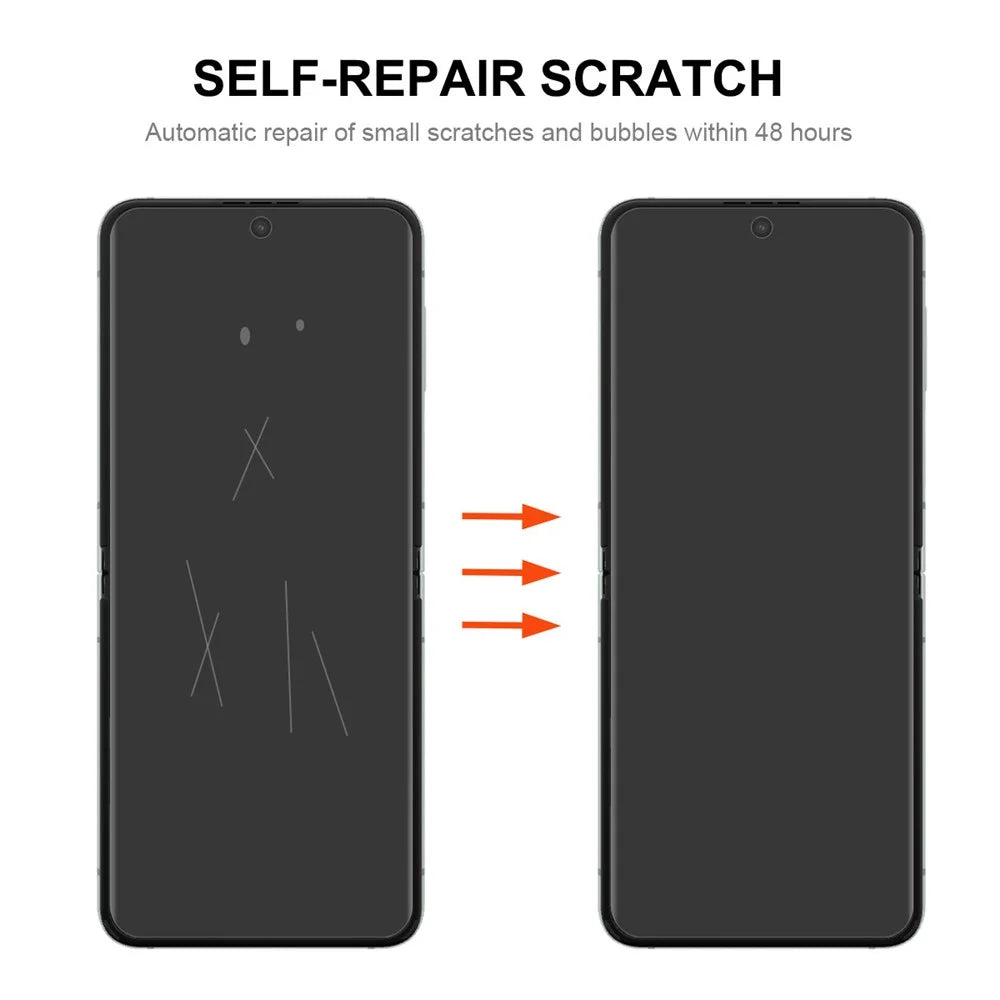 ENKAY HAT PRINCE Hydrogel Film 1 Set Screen Protector for Samsung Galaxy Z Fold5 5G 4-in-1 Full Glue Front Back TPE+PET+TPU Full Cover Film - 4