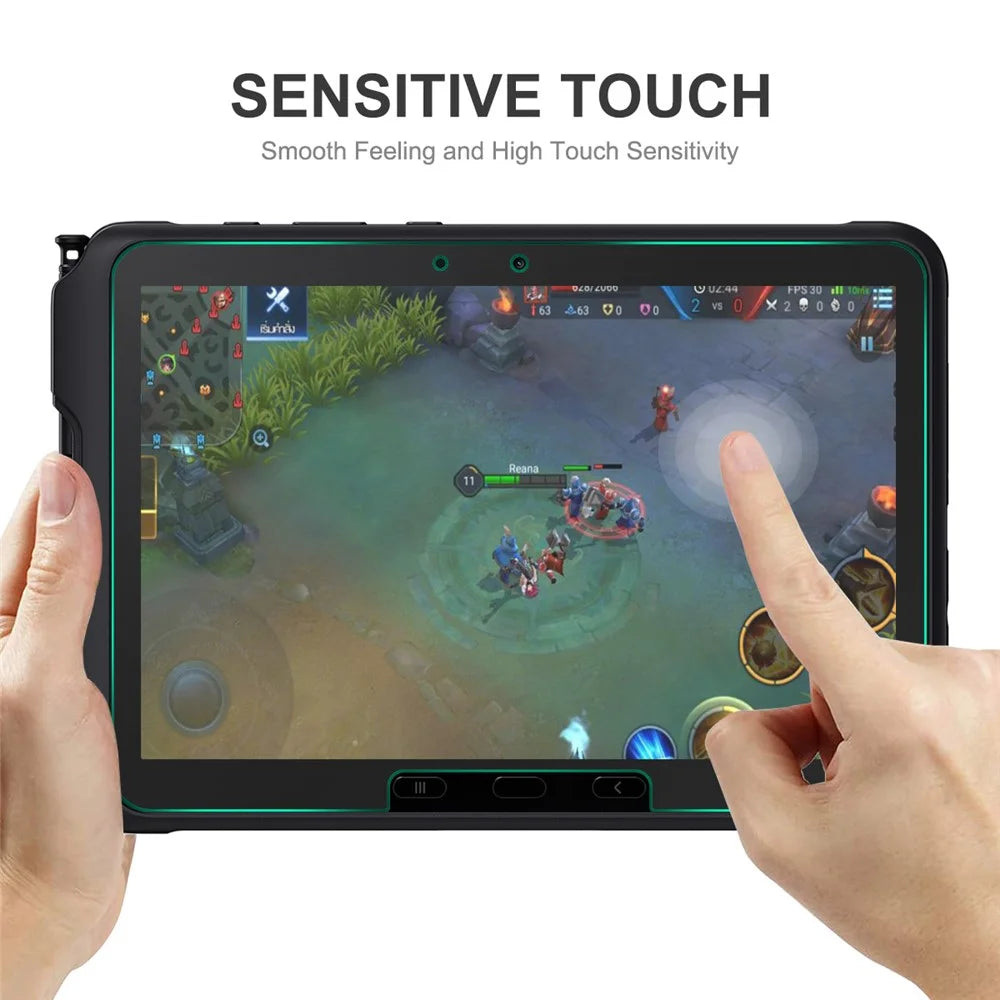 ENKAY HAT PRINCE For Samsung Galaxy Tab Active4 Pro / Active Pro Screen Protector 0.33mm 9H 2.5D High Aluminium-Silicon Glass Film - 3