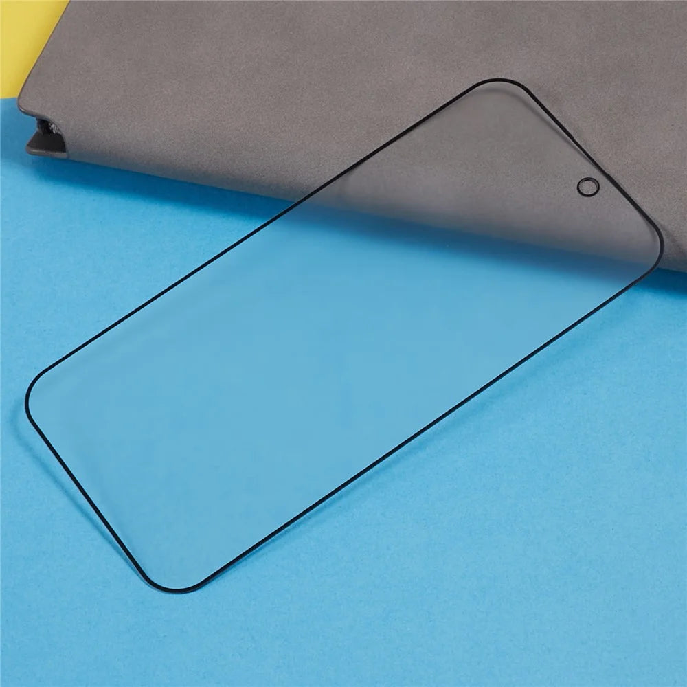 For iPhone 15 Pro Max AG Matte Screen Protector Tempered Glass Full Cover Anti-fingerprint Shield Film - 6