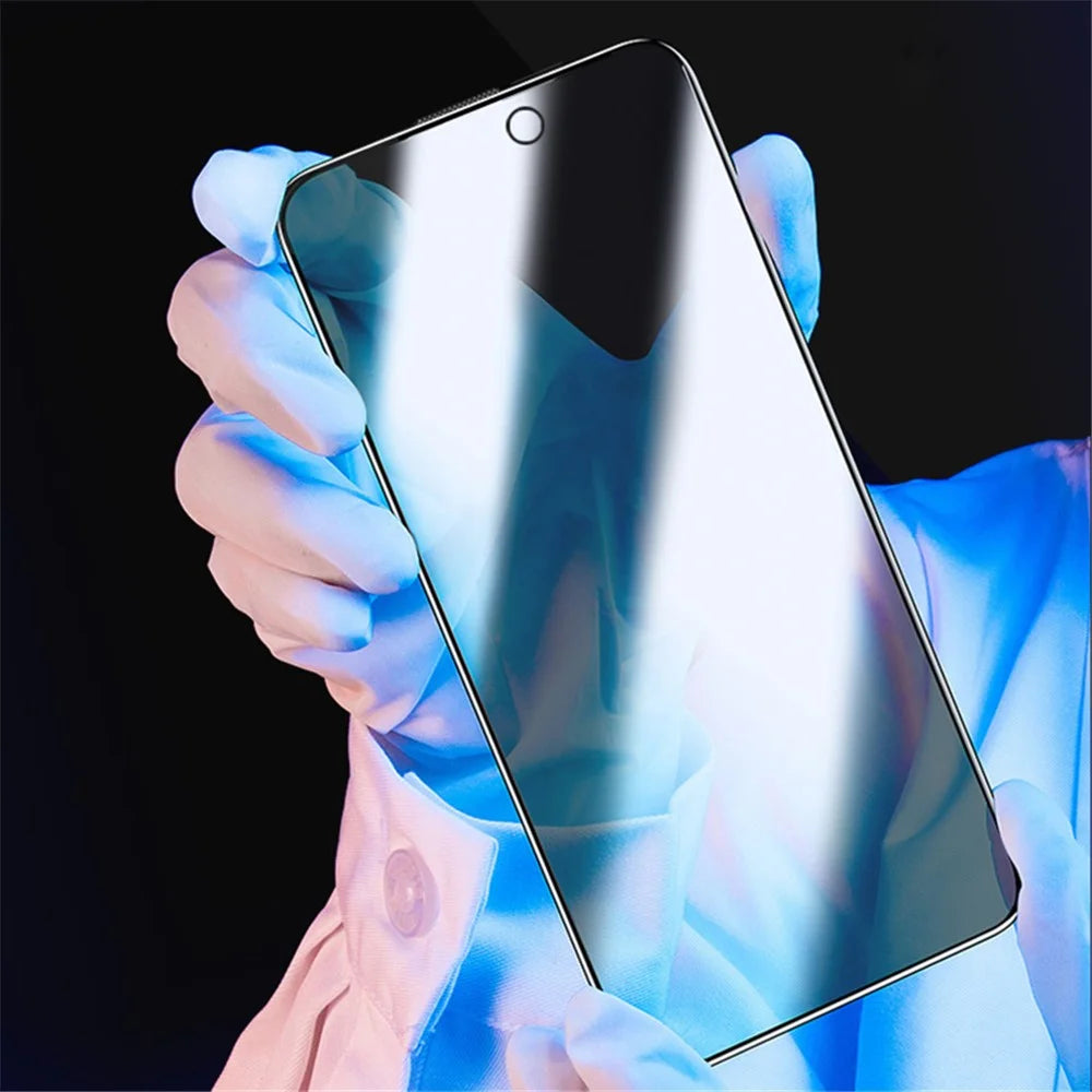 X-LEVEL For iPhone 15 Pro Max Anti-spy Film Silk Printing 2.5D Full Glue Tempered Glass Full Screen Protector - 2