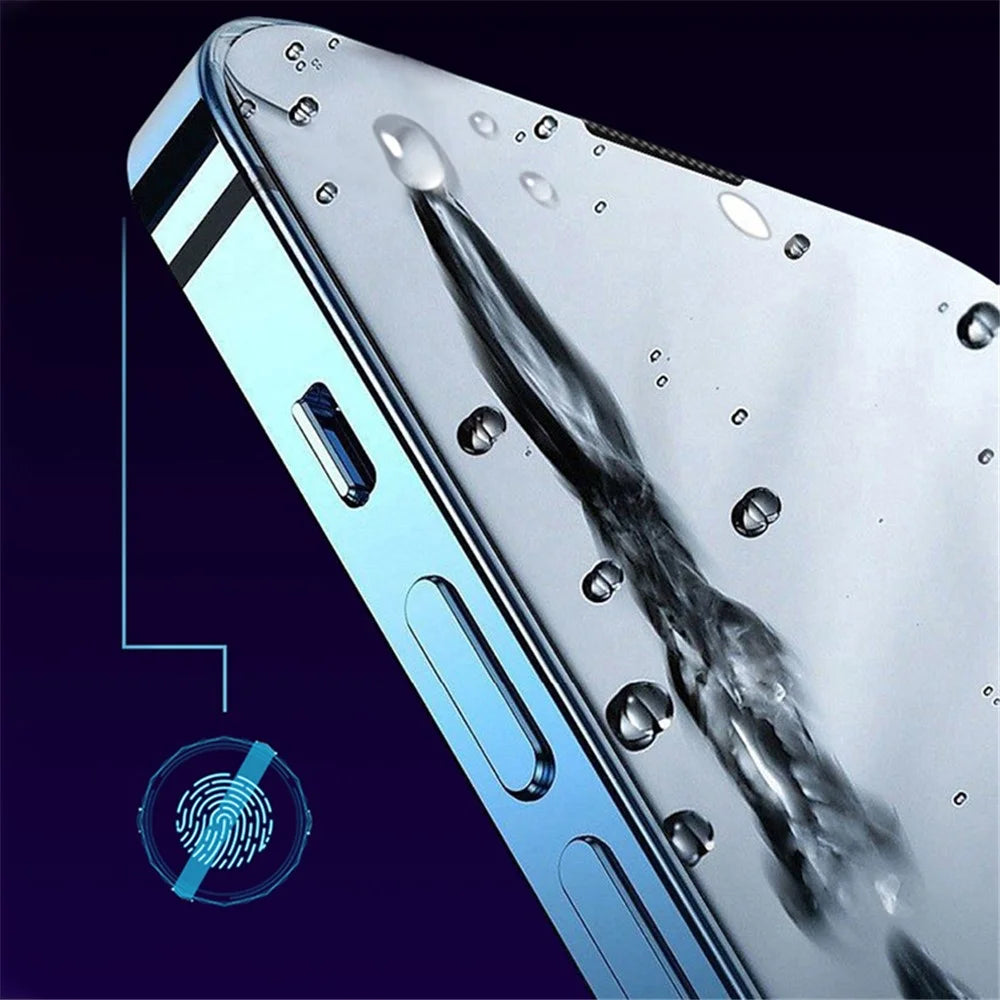 X-LEVEL For iPhone 16 / 15 / 14 Pro Tempered Glass Anti-Spy Film Silk Printing 2.5D Full Glue Full Screen Protector - 7