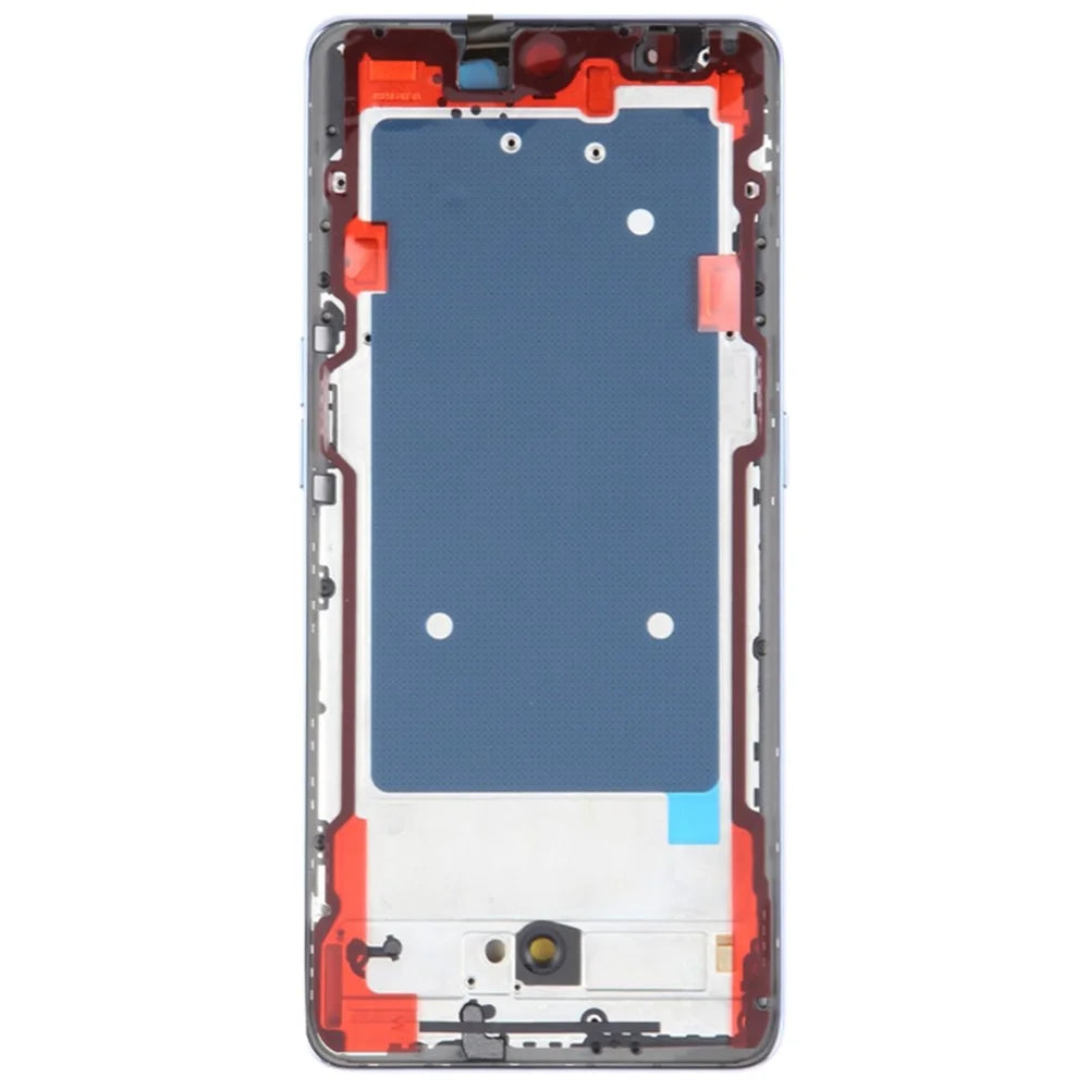 For Oppo Reno8 T 5G Phone Middle Plate Frame Repair Part (A-Side) (without Logo) - Blue - 3