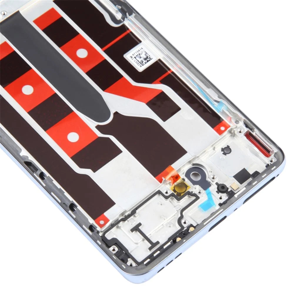 For Oppo Reno8 T 5G Phone Middle Plate Frame Repair Part (A-Side) (without Logo) - Blue - 5