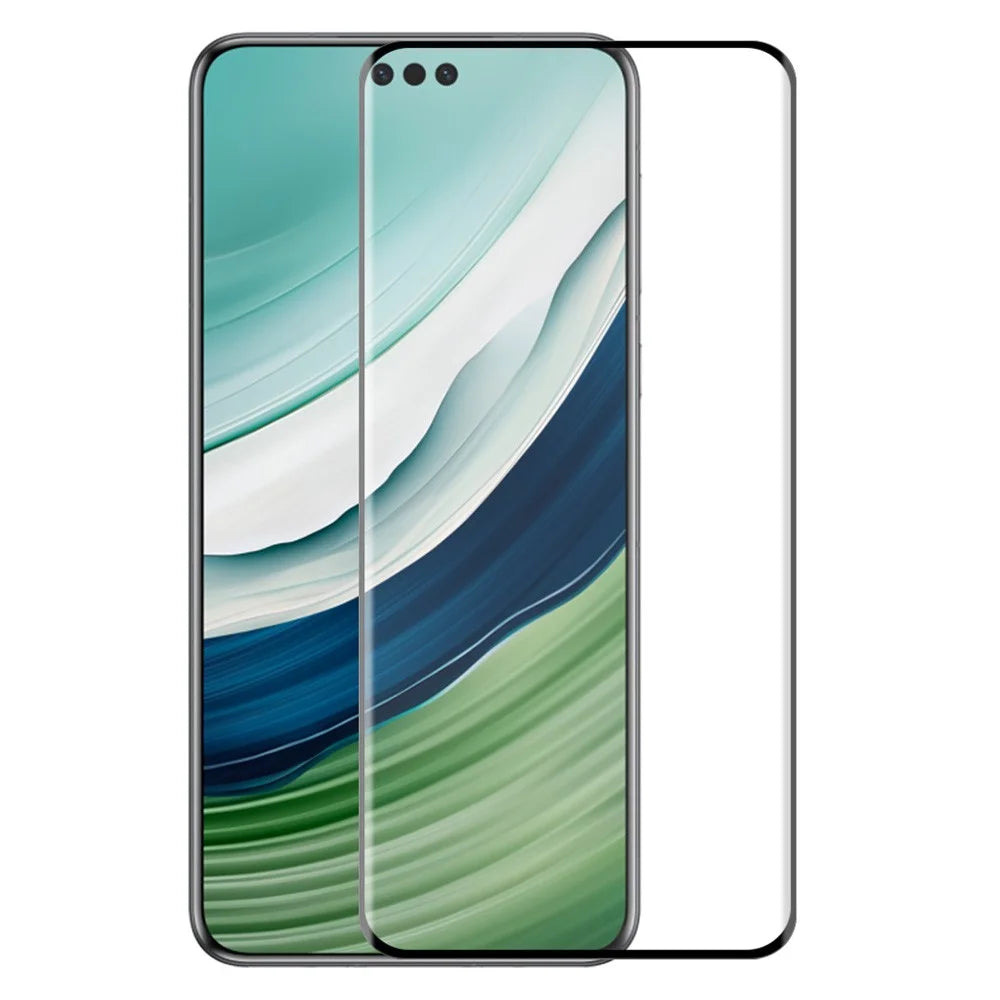 ENKAY HAT PRINCE Tempered Glass Film for Huawei Mate 60 Pro+ / Mate 60 Pro Side Glue 3D Curved Hot Bending Screen Protector Support Fingerprint Unlock - 1
