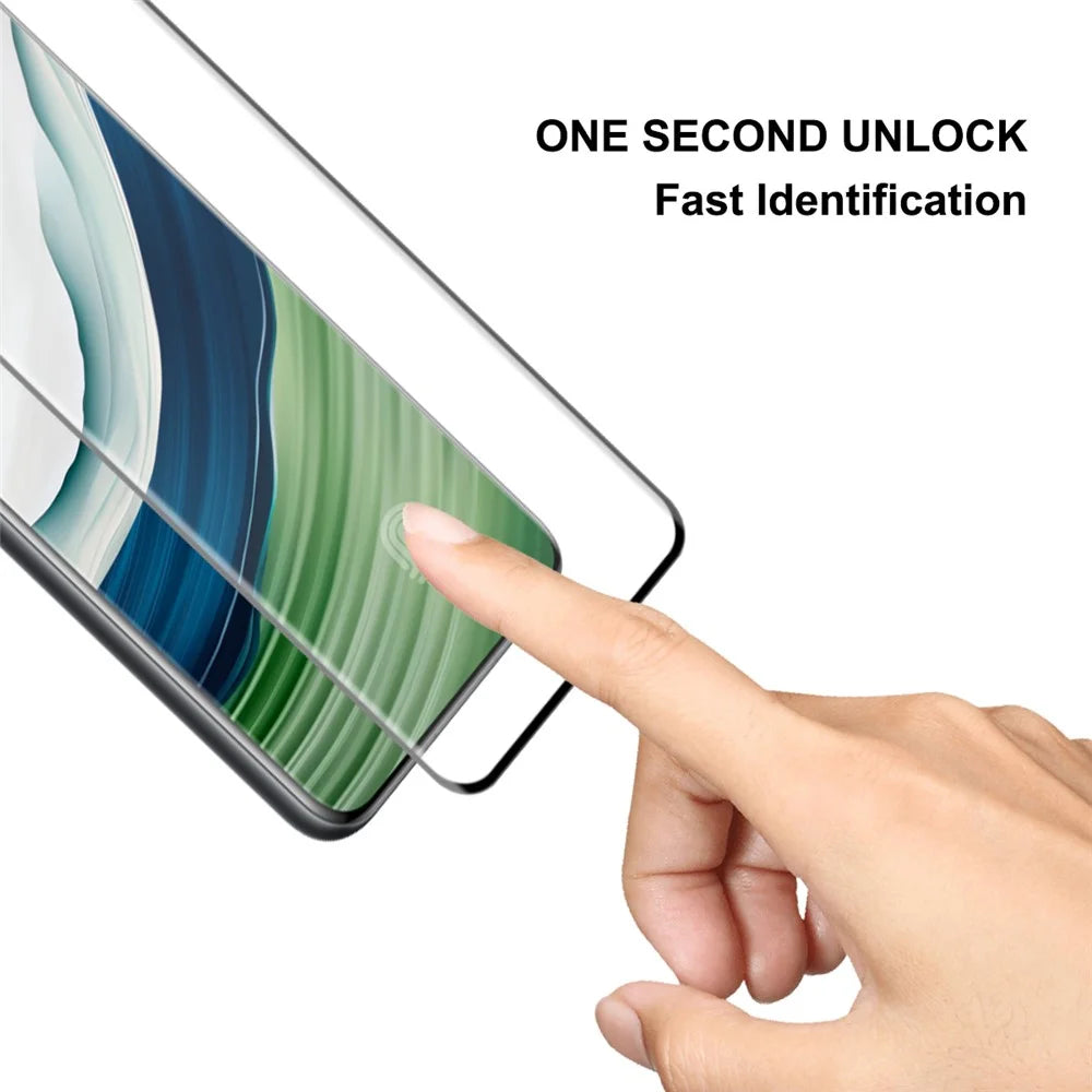 ENKAY HAT PRINCE Tempered Glass Film for Huawei Mate 60 Pro+ / Mate 60 Pro Side Glue 3D Curved Hot Bending Screen Protector Support Fingerprint Unlock - 3