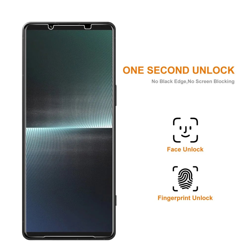 ENKAY HAT PRINCE 10Pcs for Sony Xperia 1 V Screen Protector 0.26mm 2.5D High Aluminium-silicon Glass Anti-scratch Film - 3